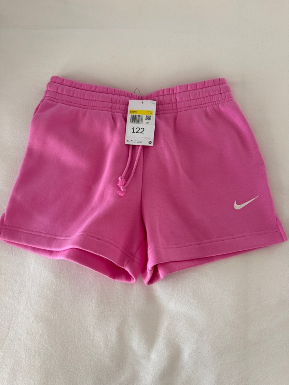 Nike Women's Hot Pink Athletic Fleece Shorts